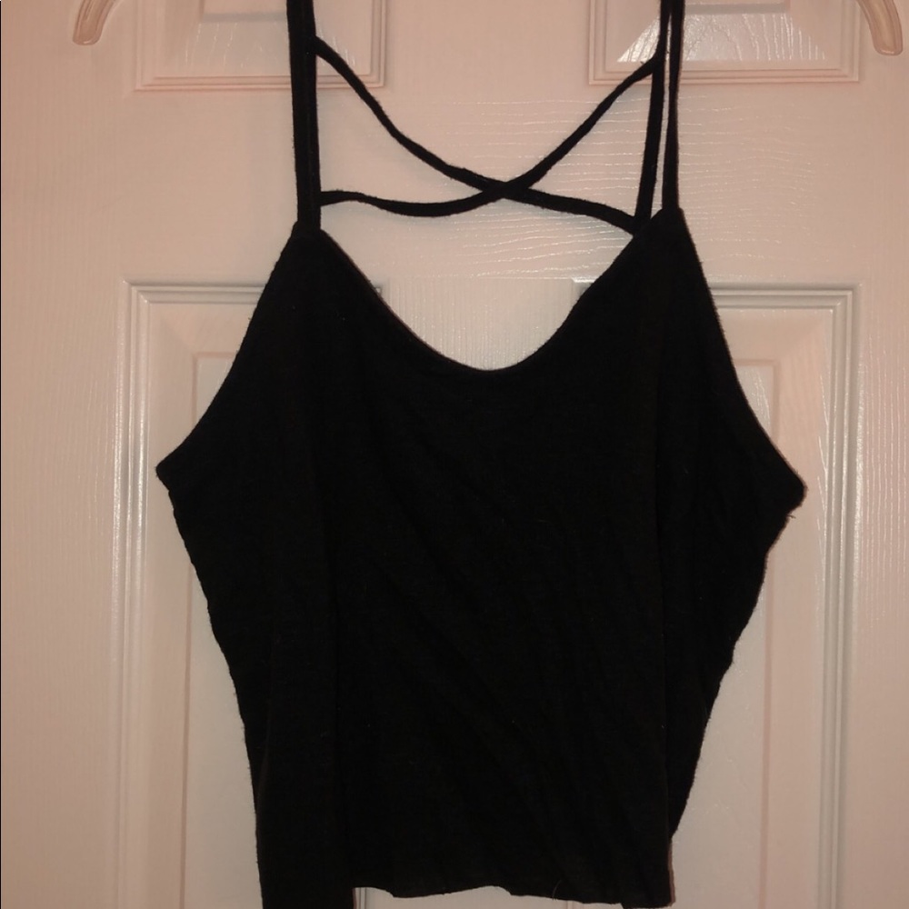 black tank top